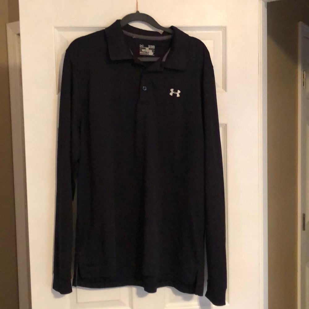 Under Armour Long Sleeved Golf Shirt Size XL
